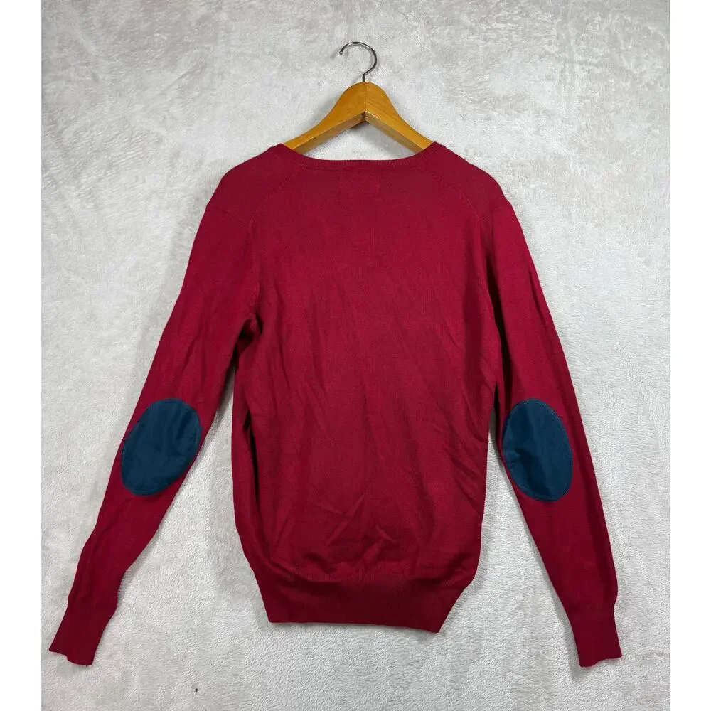 Lot of 3 Mens Size Small LS Sweaters (J.Crew Banana Republic Alcott) Cotton